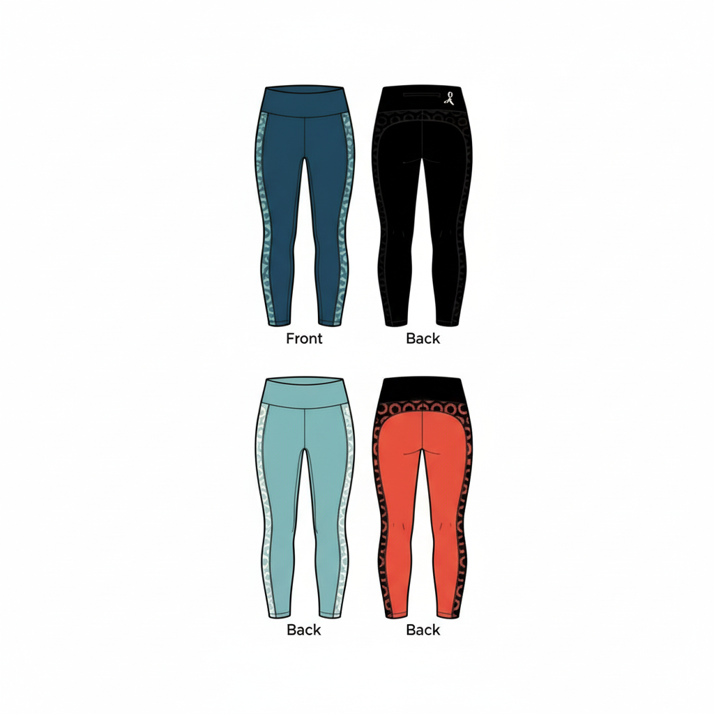Women's Running Long Tights - All 4 color variations - Pace Active