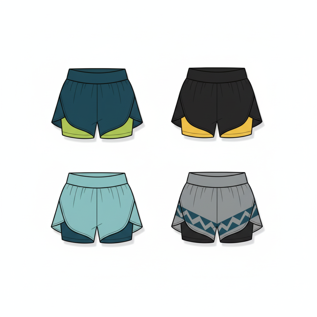 Men's 2-in-1 Training Shorts - All 4 Colors
