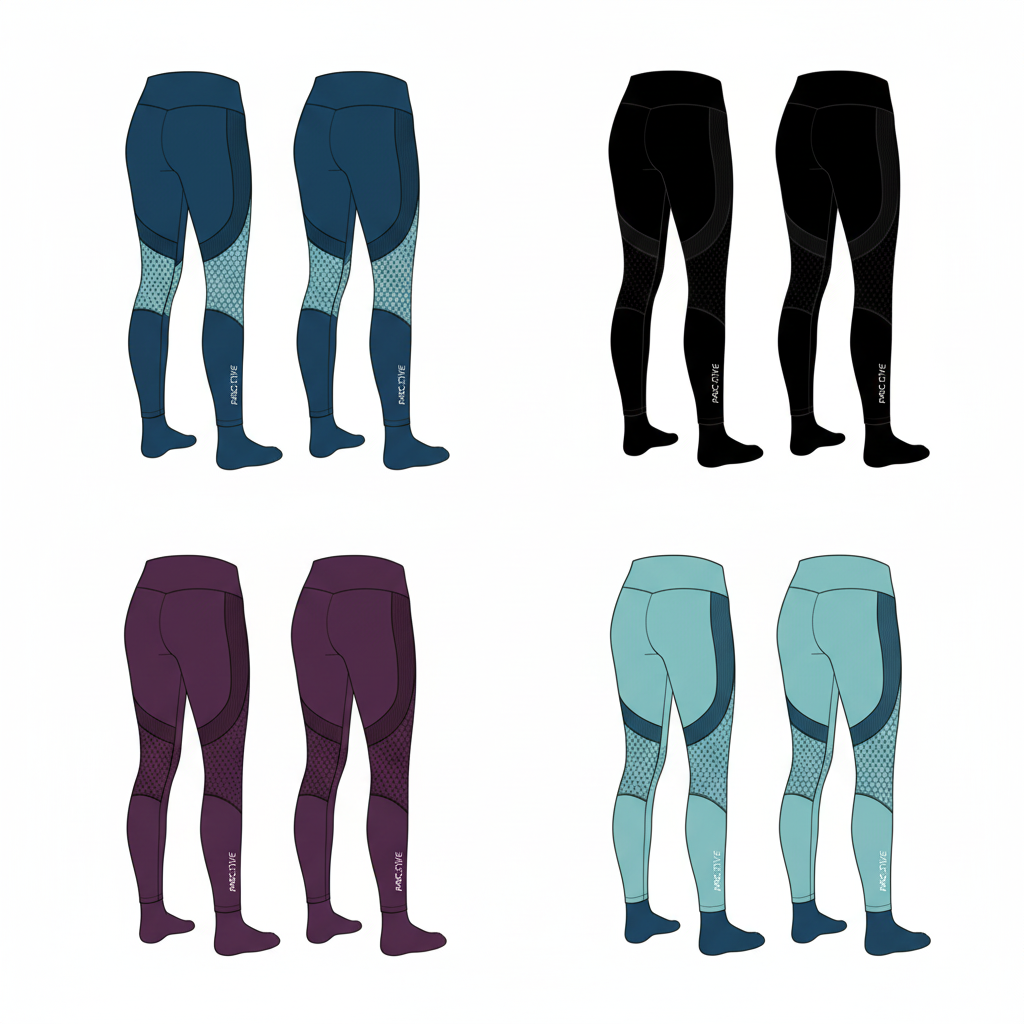 Women's Long Yoga Training Tights - All 4 Colors