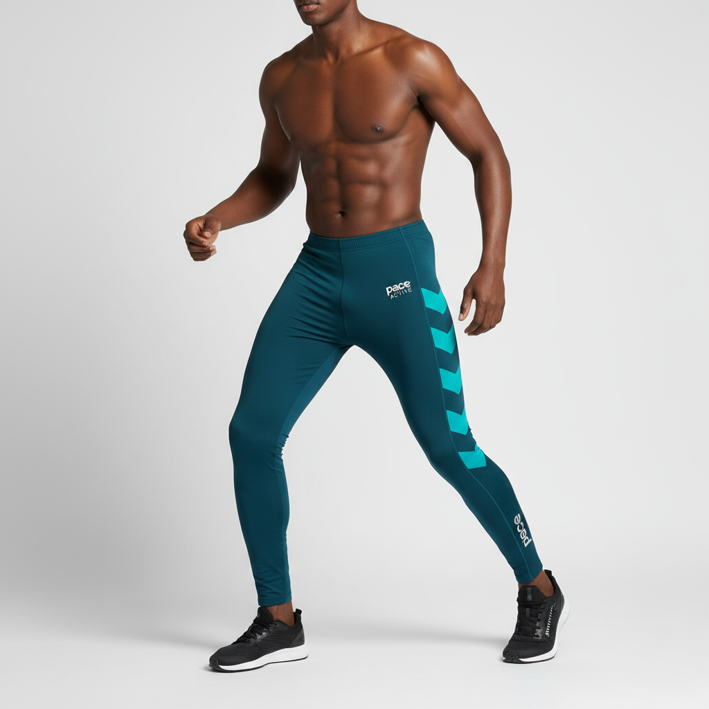 Men's Full-Length Running Tights - Pace Active