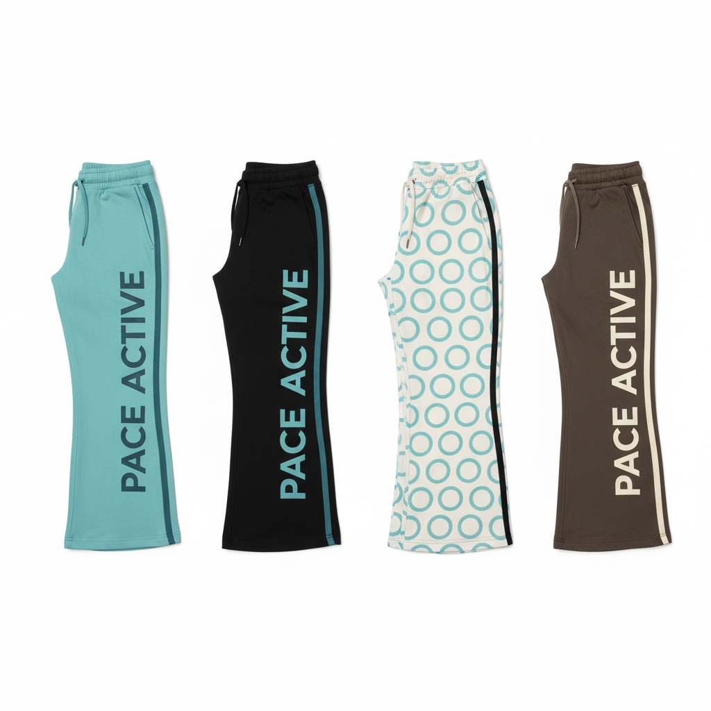 Women's Baggy Flared Pants - All 4 Colors